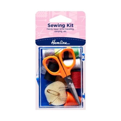 HEMLINE HANGSELL SEWING KIT PLASTIC BOX
