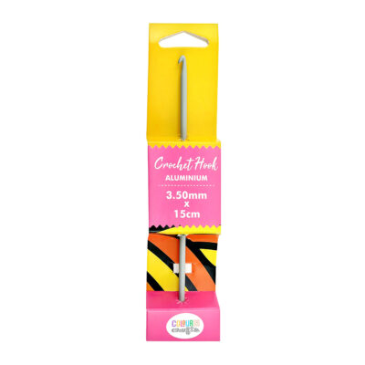 COLOURME CROCHET HOOK CLASSIC - GREY 15CM X 3.5MM
