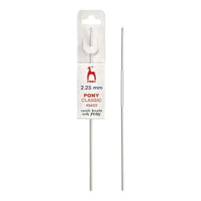 PONY CROCHET HOOK CLASSIC - 15CM X 2.25MM ALUMIN