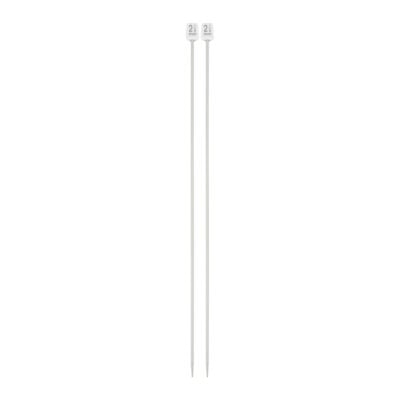 PONY STRAIGHT PAIR OF NEEDLES WITH ENDS 25CM