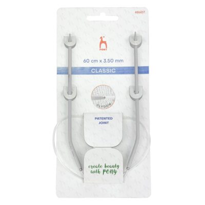 PONY CIRCULAR NEEDLES 60CM X 3.5MM