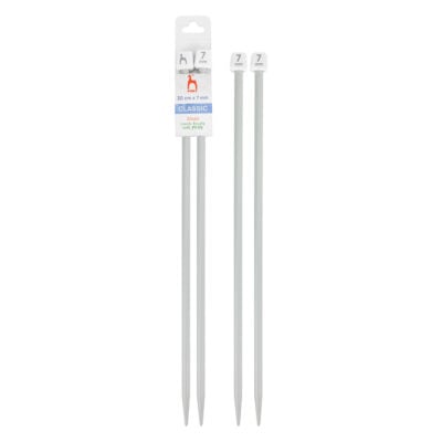 PONY STRAIGHT PAIR OF NEEDLES WITH ENDS