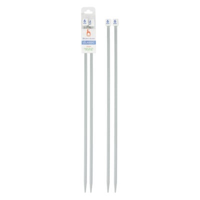 PONY STRAIGHT PAIR OF NEEDLES WITH ENDS