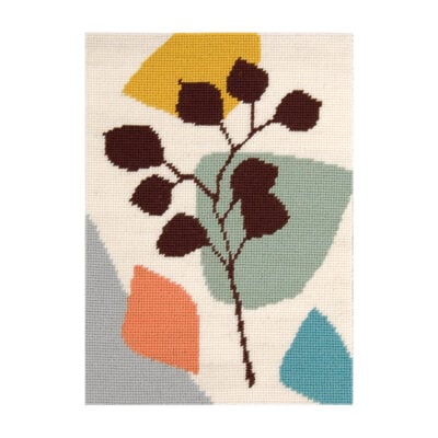DMC CANVAS ABSTRACT FLOWERS - 10CT 21X29.5CM