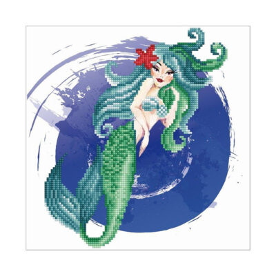 DIAMOND DOTZ DIAMOND ART -  MERMAID 30 X 30 CM