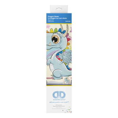 DIAMOND DOTZ DRAGON SKATE 25 X 23CM