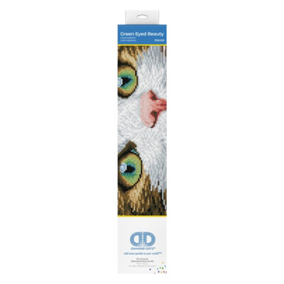 DIAMOND DOTZ GREEN EYED BEAUTY 35.7 X 27.7CM