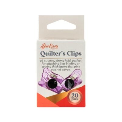 SEW EASY HANGSELL QUILT CLIPS 22 X 10MM 20 PCS
