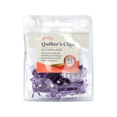 SEW EASY HANGSELL QUILT CLIPS 22X10MM 45 PCS