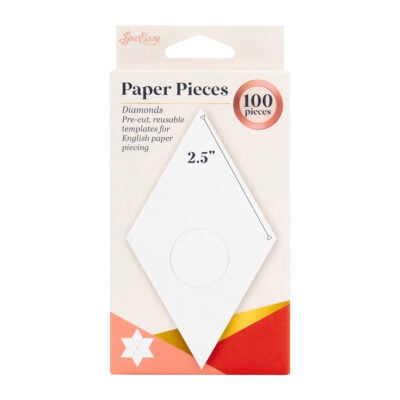 SEW EASY HANGSELL PAPER PIECES PRE CUT DIAMOND