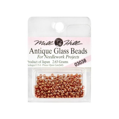 MILL HILL ANTIQUE BEAD 2.63 GRAMS