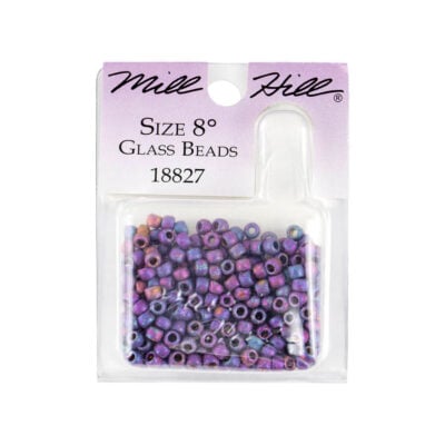 MILL HILL SIZE 8 BEAD 6 GRAMS CONFETTI AMETHYST