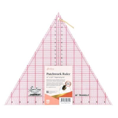 SEW EASY HANGSELL RULER TRIANGLE 60 DEGREES 12IN
