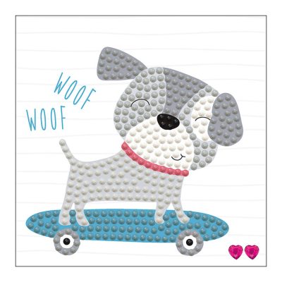 DIAMOND DOTZ 10.20CM X 10.20CM - SKATE &AMP; WOOF