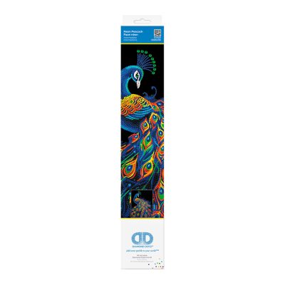 DIAMOND DOTZ 35.5CM X 45.7CM - NEON PEACOCK