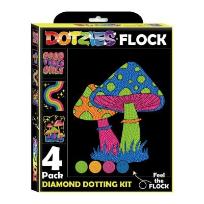 DIAMOND DOTZ 25.40CM X 20.32CM - NEON GOOD VIBES