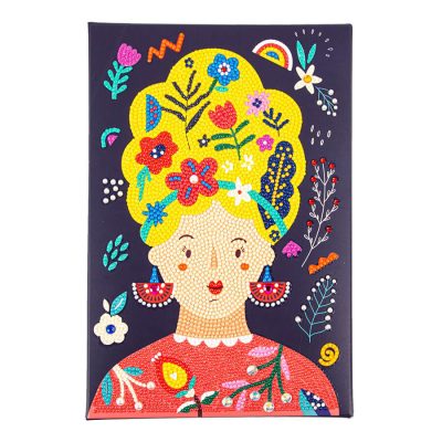 DIAMOND DOTZ 30CM X 20CM - FLORAL GIRL