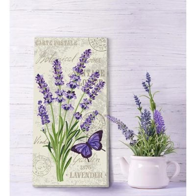 DIAMOND DOTZ 40CM X 20CM - FRENCH LAVENDER