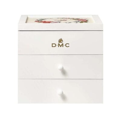 DMC MODULAR STORAGE BOX WITH 70SKEINS- 28X28X26CM