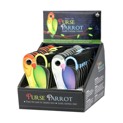 SEW TASTY PURSE PARROT EMBROIDERY SCISSORS