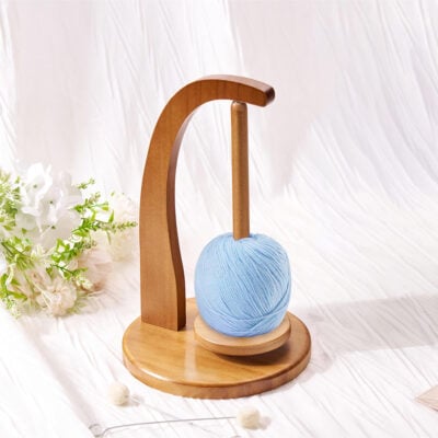 BIRCH MAGNETIC WOODEN SPINNER YARN HOLDER