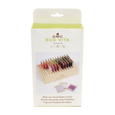 DMC ECO VITA WOODEN THREAD BOX ORGANISER