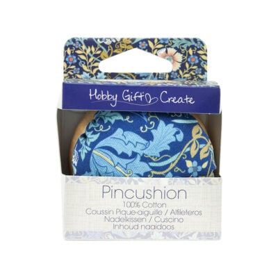 HOBBY GIFT CREATE WOOD BASE FABRIC PIN CUSHION 60