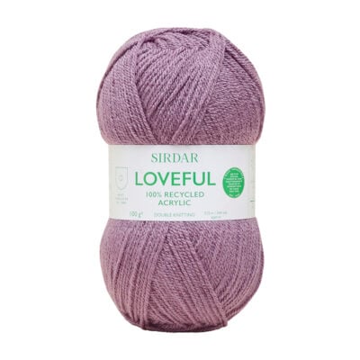 SIRDAR LOVEFUL 100% RECYCLED DK 100%ACRYLIC 100G