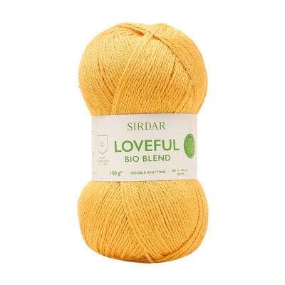 SIRDAR LOVEFUL BIO BLEND DK 80%CICLO/20%WOOL 100G